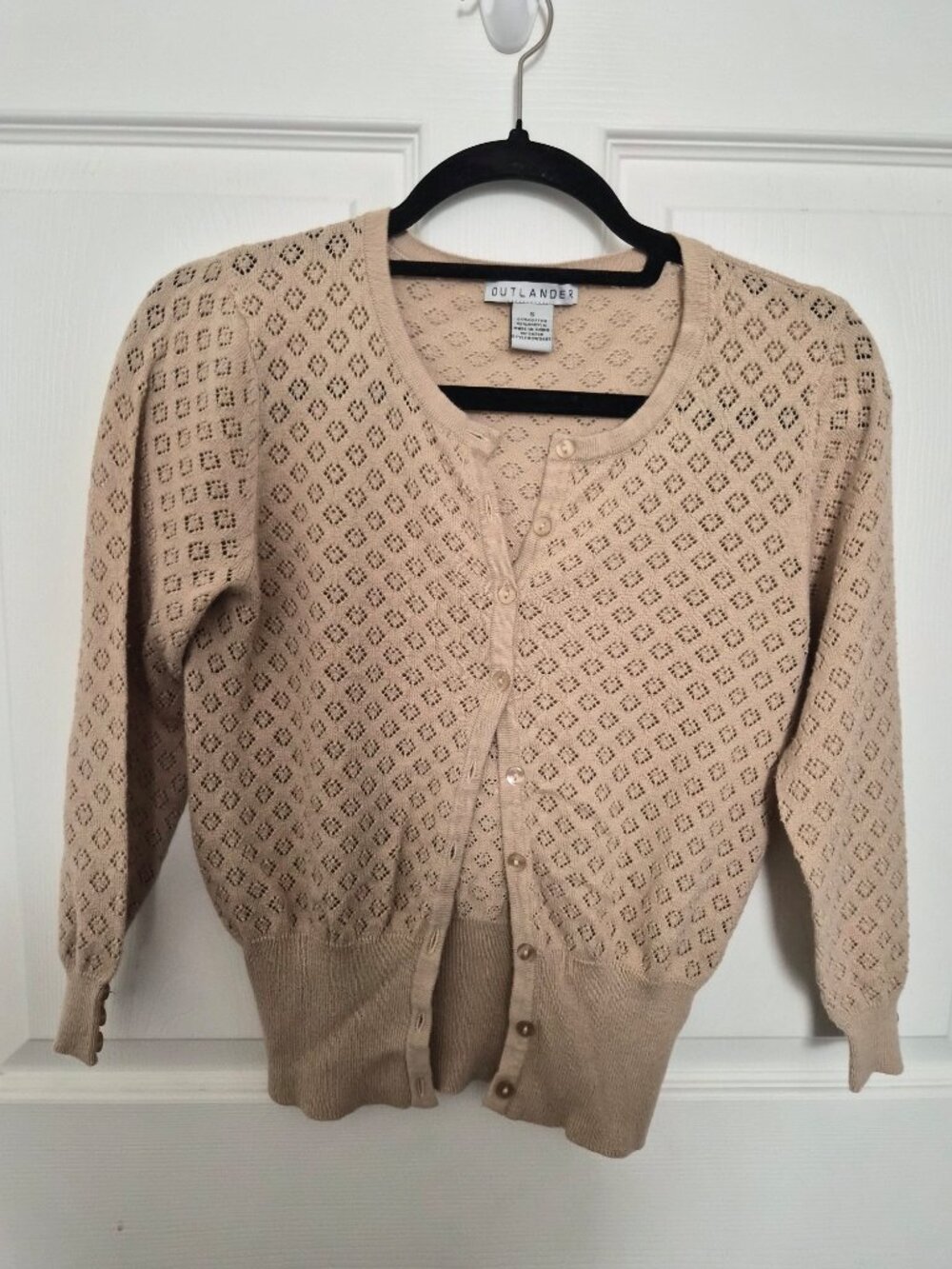 Outlander Pointelle Cardigan Sweater